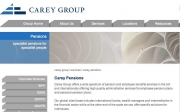 Carey Pensions website
