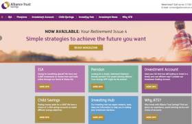 Alliance Trust Savings website